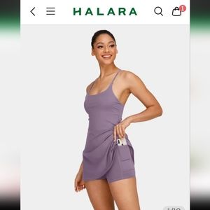 HALARA Women's Mini Dress in Lavender